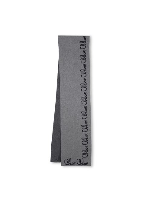 Sciarpa con stampa logo CHLOE' KIDS | C20674A46